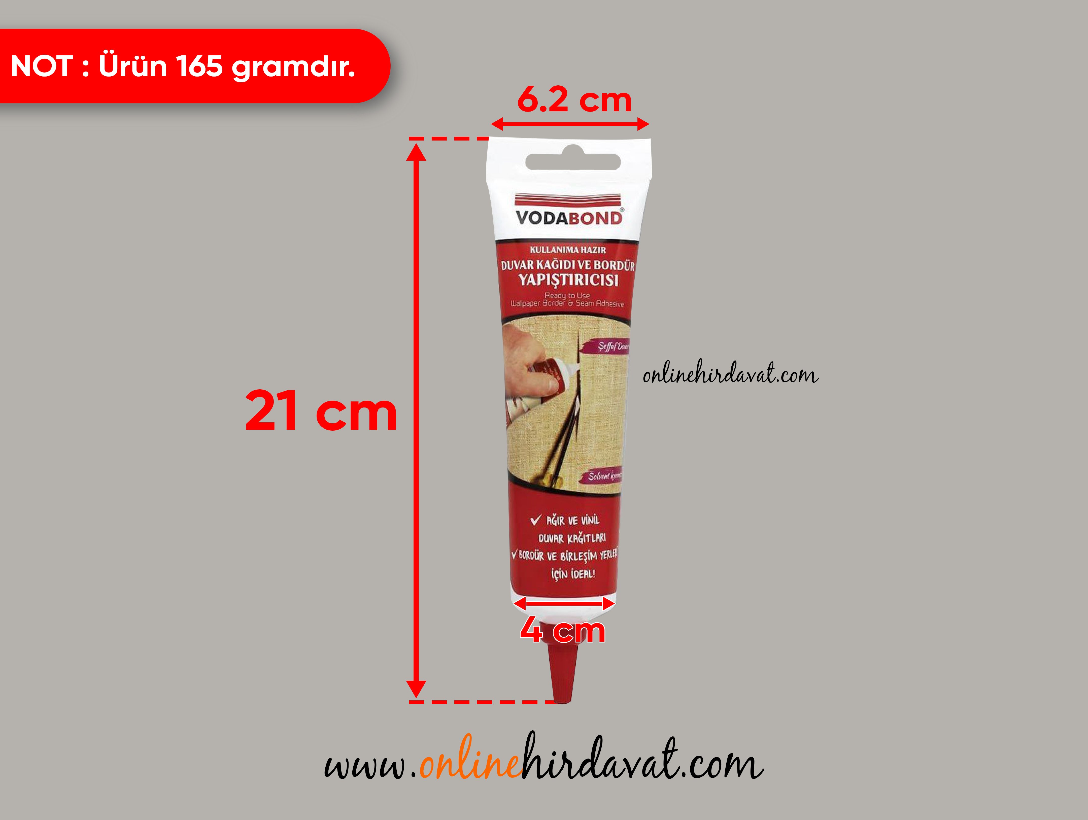 Vodabond Duvar Ve Bordür Yapıştırıcısı 165 gr